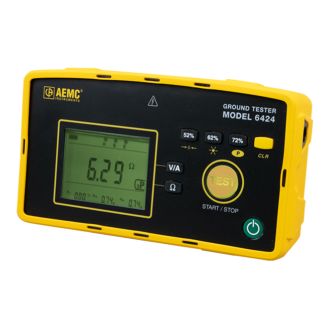 AEMC Ground Resistance Tester Kit with 300ft Leads | Model 6424