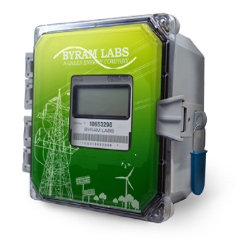 Commercial electric submeter sealed with meter lock