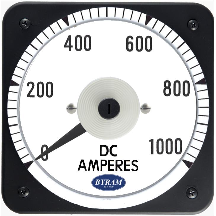 DC 0-100uA Analog Panel Amp Meter - 100x120mm Rectangular - Model 59C2