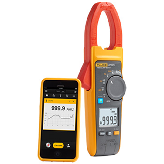 Fluke 376 FC True-rms AC/DC Clamp Meter with iFlex