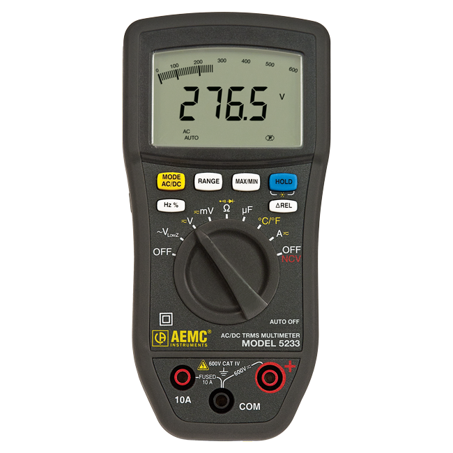 AEMC Digital Multimeter | Model 5233