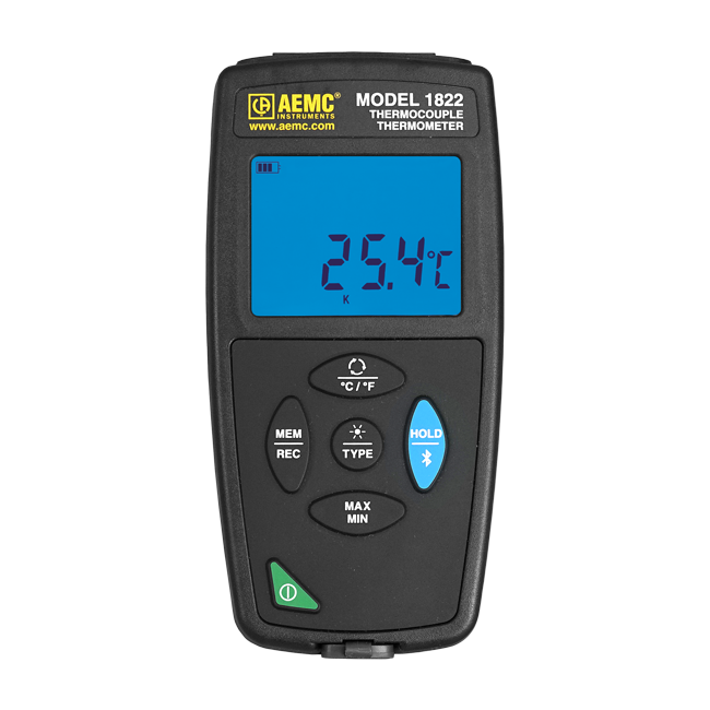 AEMC Thermocouple Thermometer Data Logger | Model 1822