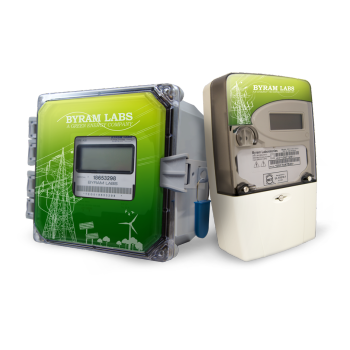 A side by side set of electrical submeters for industrial and residential applications
