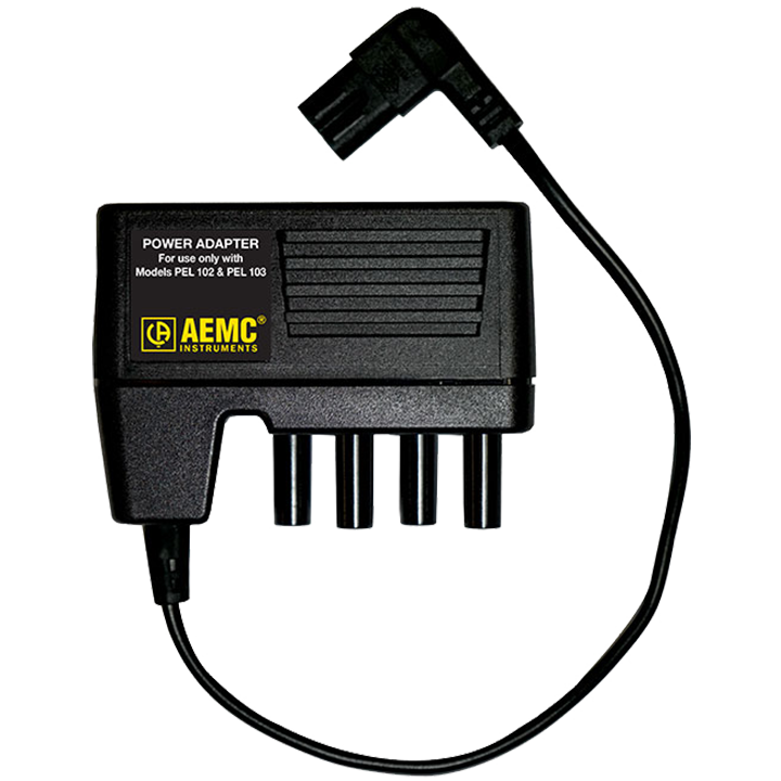 AEMC 600V CAT III Power Adapter for use with Models PEL 102 & PEL 103