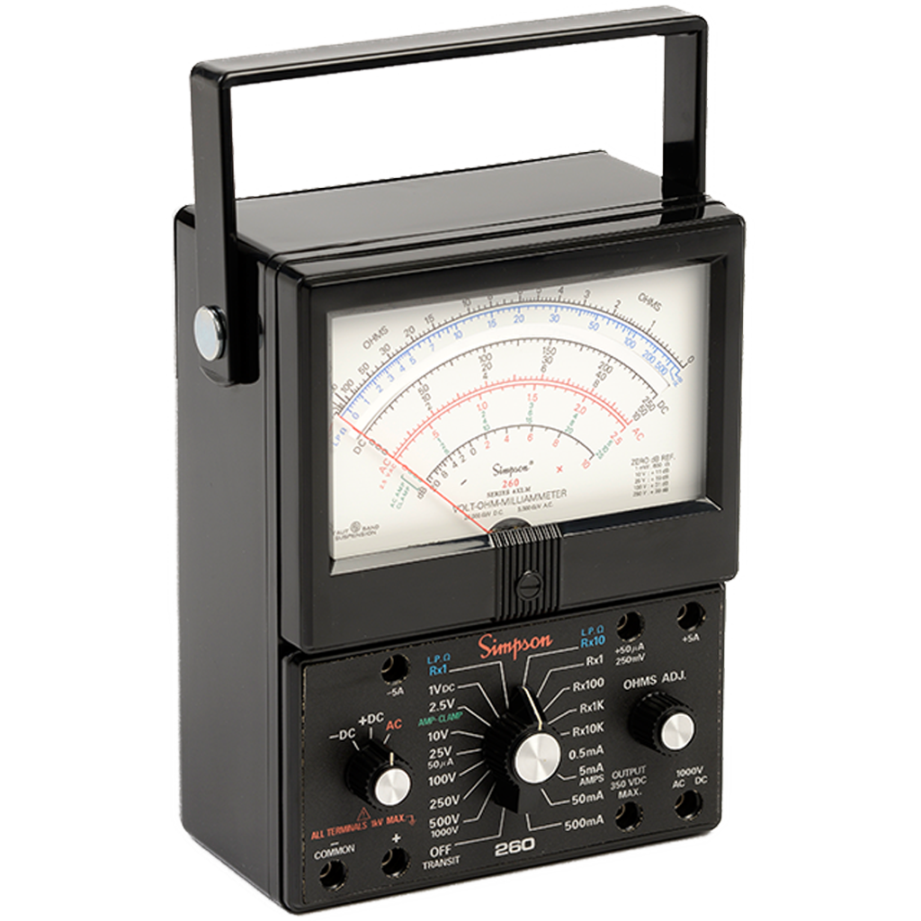 Simpons Multimeter Simpson 260-6XLPM Low Ohms VOM Multimeter