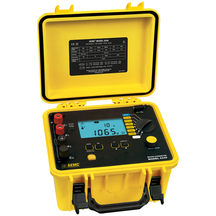 AEMC Model 6240 Micro-Ohmmeter