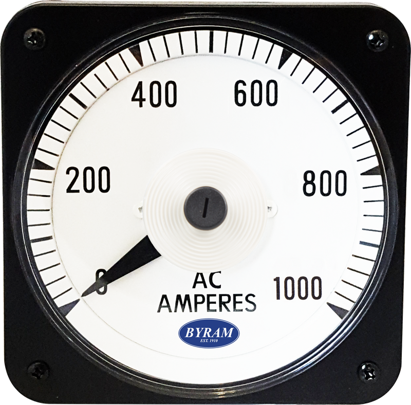 MCS 103131LSSS Analog AC Ammeter, 0-1000 Amperes, Transformer-Rated