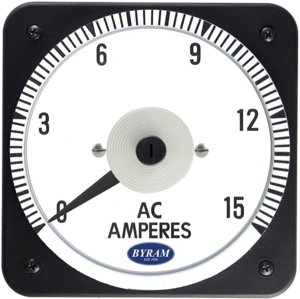 MCS 103131LSND Analog AC Ammeter, 0-15 Amperes, Transformer-Rated