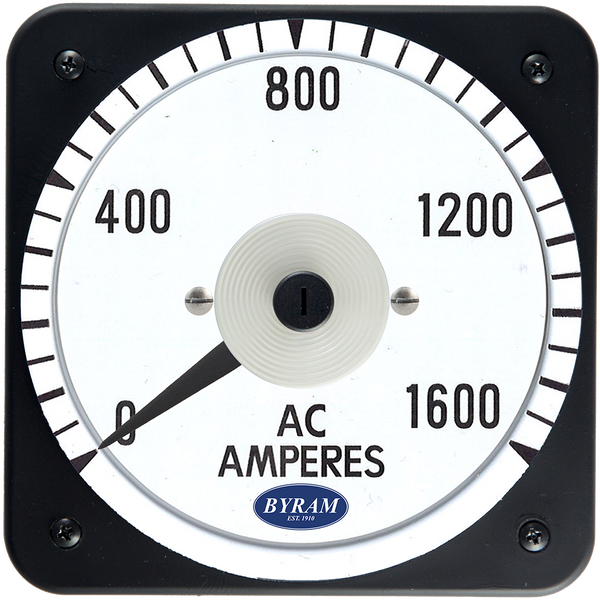 TMCS 103131LSTE Analog AC Ammeter, 0-1600 Amperes, Transformer-Rated