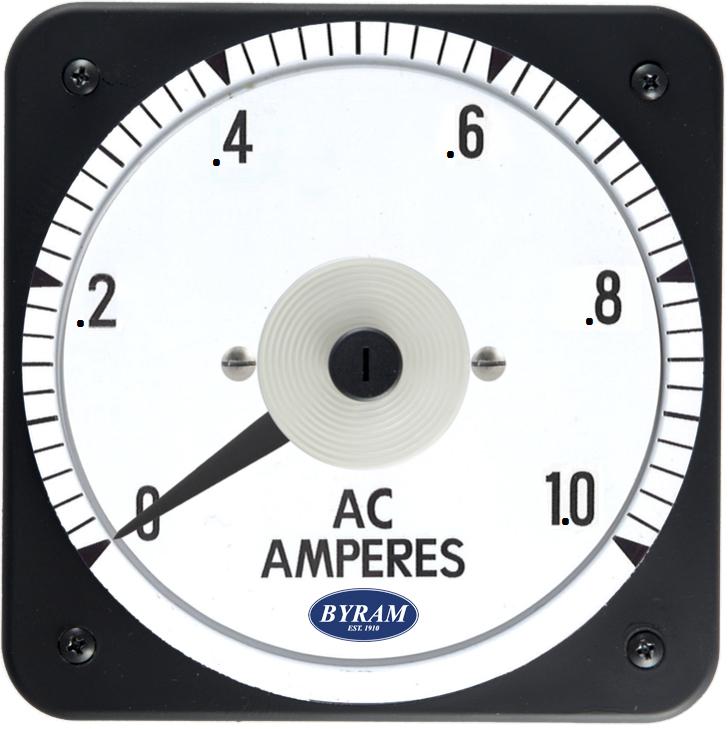 TMCS 103131LALA Analog AC Ammeter, 0-1 Amperes, Self-Contained