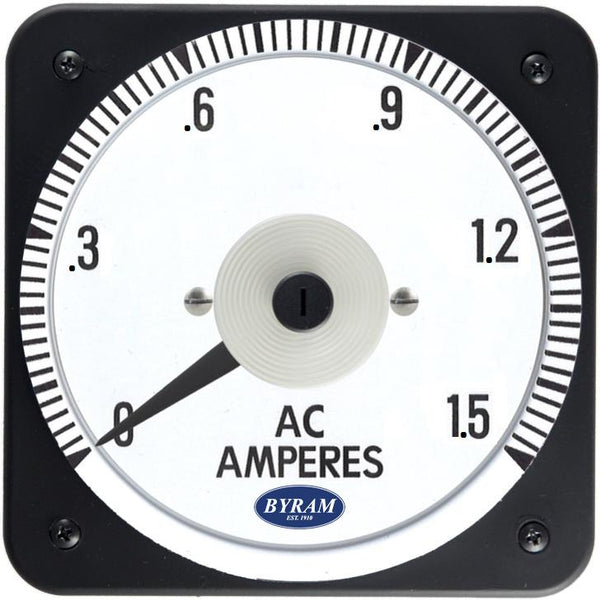 TMCS 103131LCLC Analog AC Ammeter, 0-1.5 Amperes, Self-Contained