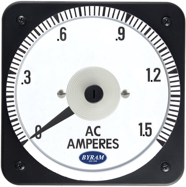 MCS 103131LCLC Analog AC Ammeter, 0-1.5 Amperes, Self-Contained
