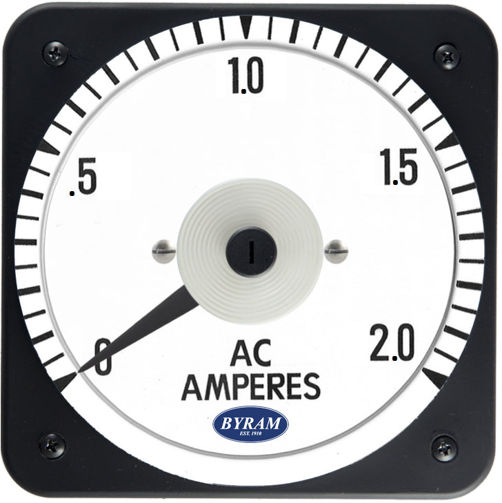 MCS 103131LELE Analog AC Ammeter, 0-2 Amperes, Self-Contained