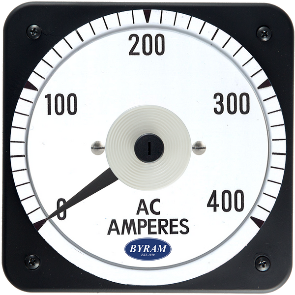 TMCS 103131LSSC Analog AC Ammeter, 0-400 Amperes, Transformer-Rated