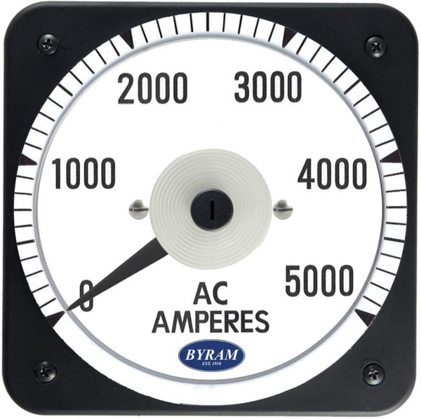 MCS Analog AC Ammeter, 0-5000 Amperes, Transformer-Rated