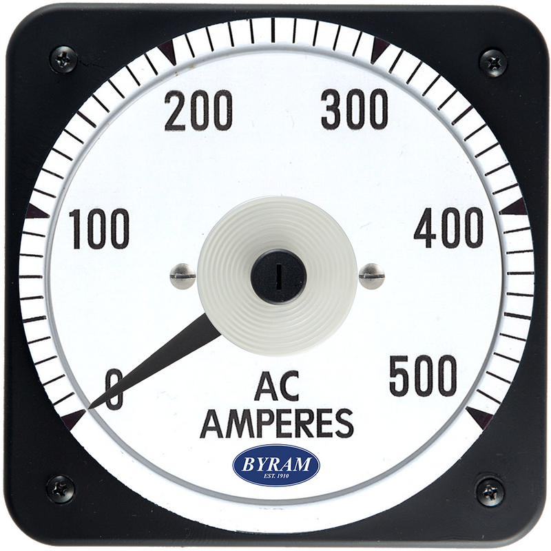 MCS 103131LSSF Analog AC Ammeter, 0-500 Amperes, Transformer-Rated