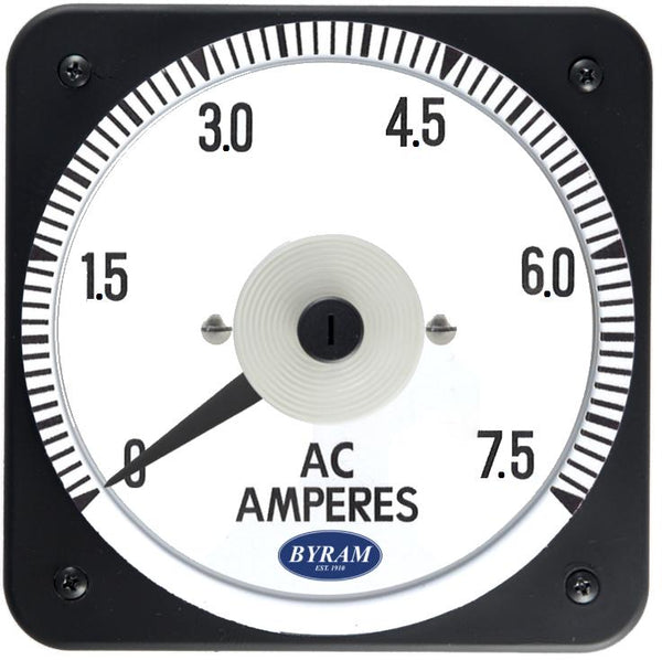 MCS Analog AC Ammeter, 0-7.5 Amperes, Self-Contained