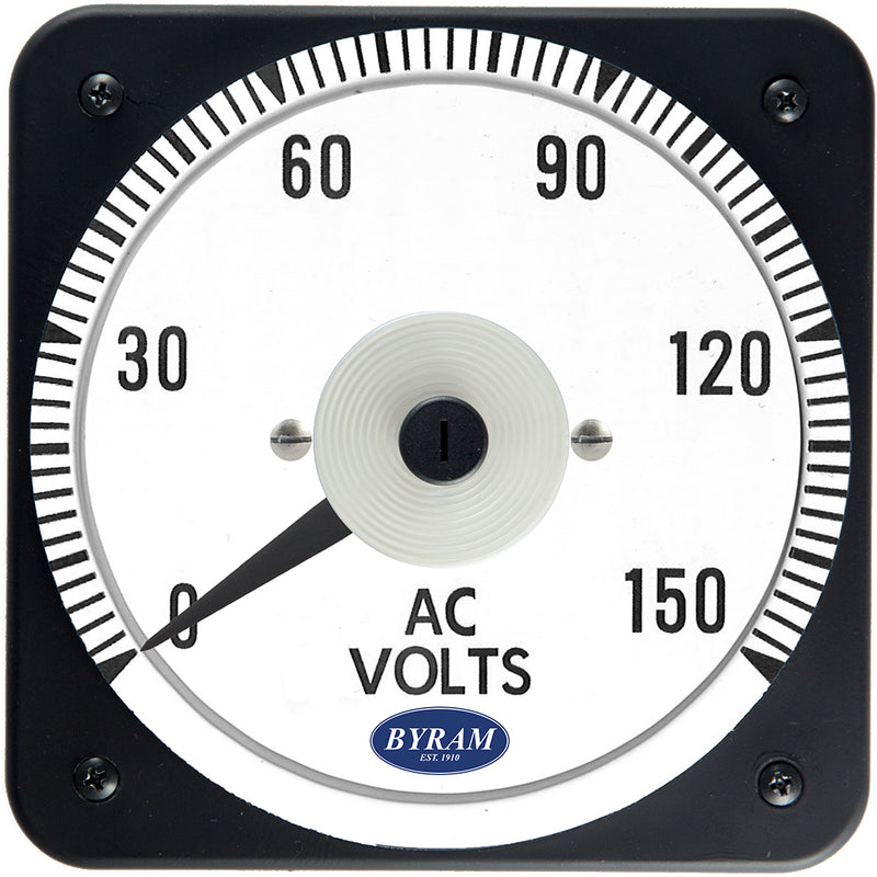 TMCS 103021PZPZ Analog AC Voltmeter, 0-150 Volts, Self-Contained