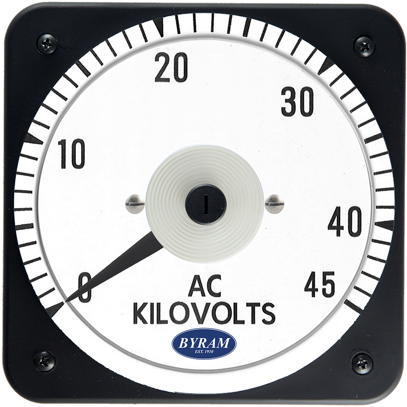 TMCS 103021PZXU Analog AC Voltmeter, 0-45 kV, Transformer-Rated