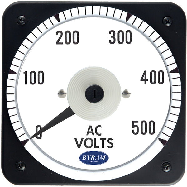 TMCS 103021SFSF Analog AC Voltmeter, 0-500 Volts, Self-Contained