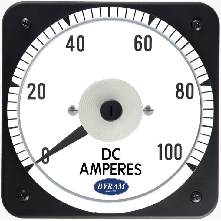 TMCS 103121CAPK Analog DC Ammeter, 0-100 Amperes, ES = 50 mVDC