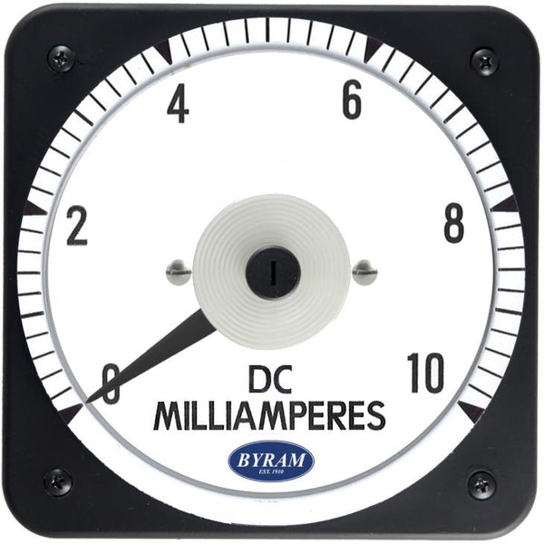 MCS 103111GZGZ Analog DC Ammeter, 0-10 mA