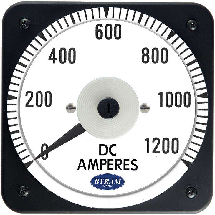 MCS 103121CASV Analog DC Ammeter, 0-1200 Amperes, ES = 50 mVDC