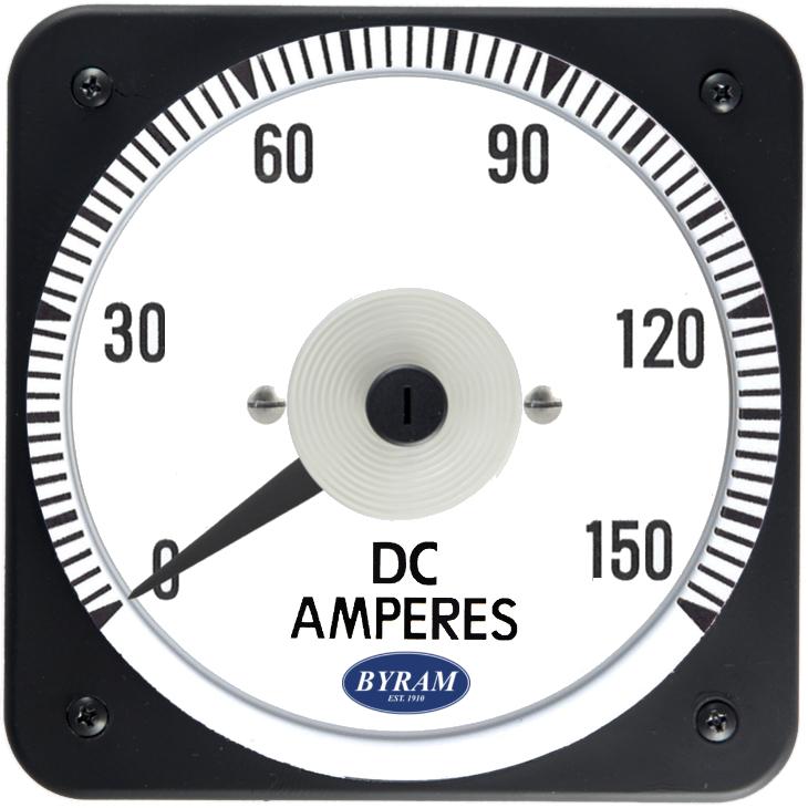 MCS 103121CAPZ Analog DC Ammeter, 0-150 Amperes, ES = 50 mVDC