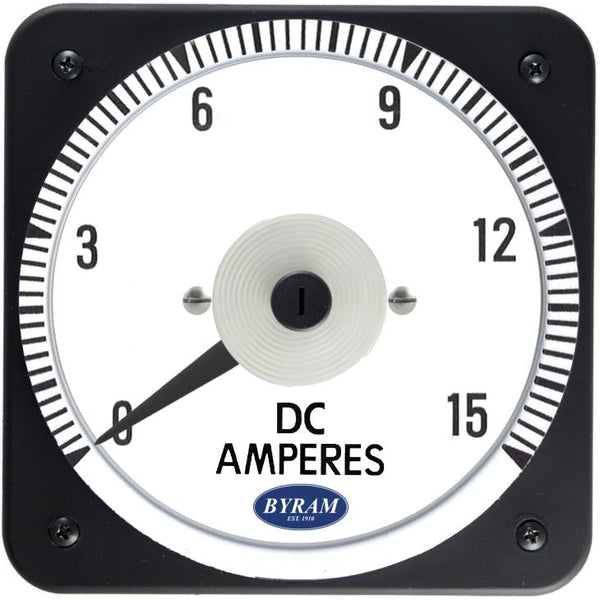 TMCS 103111NDND Analog DC Ammeter, 0-15 A, Self-Contained
