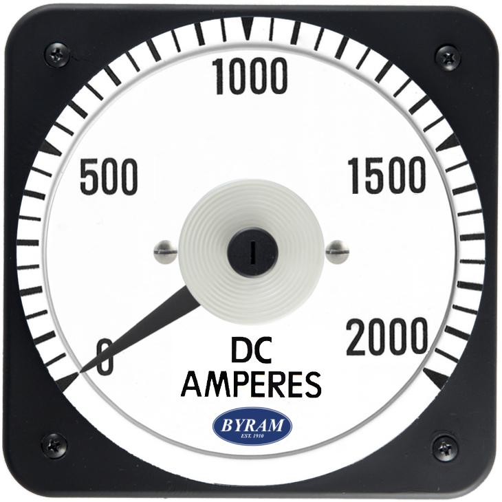 MCS 103121CATM Analog DC Ammeter, 0-2000 Amperes, ES = 50 mVDC