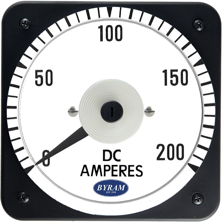 TMCS 103121CARL Analog DC Ammeter,  0-200 Amperes, ES = 50 mVDC