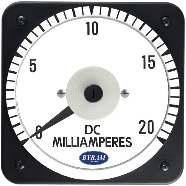 TMCS 103111HFHF Analog DC Ammeter, 0-20 mA