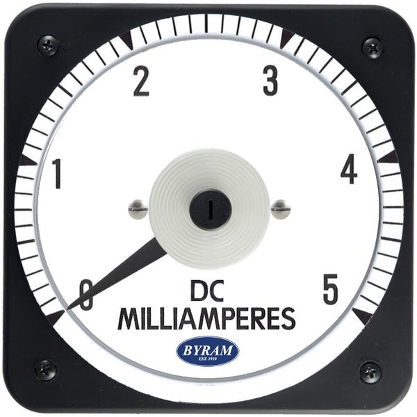 TMCS 103111FXFX Analog DC Ammeter, 0-5 mA
