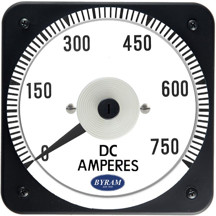 MCS 103121CASM Analog DC Ammeter, 0-750 Amperes, ES = 50 mVDC