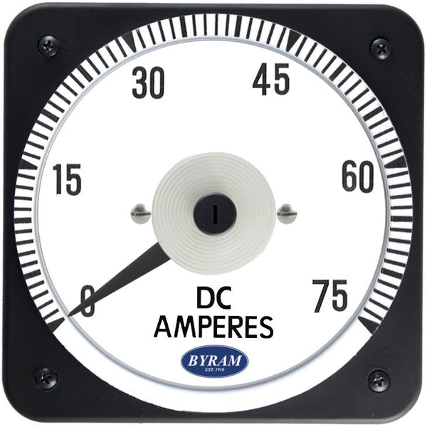 MCS 103121CAPB Analog DC Ammeter, 0-75 Amperes, ES = 50 mVDC