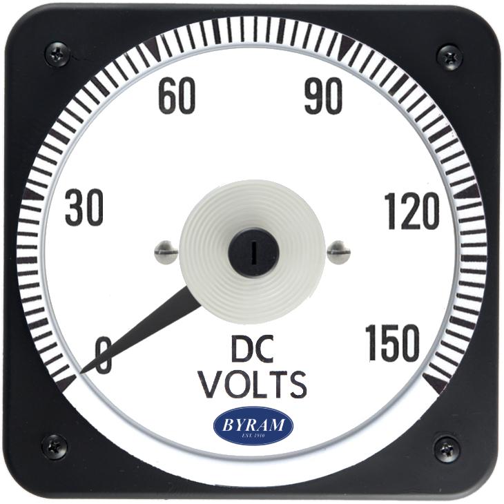 MCS 103011PZPZ Anolog DC Voltmeter, 0-150 Volts