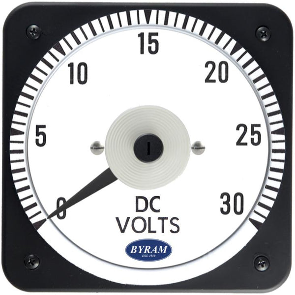TMCS 103011NLNL Analog DC Voltmeter, 0-30 Volts