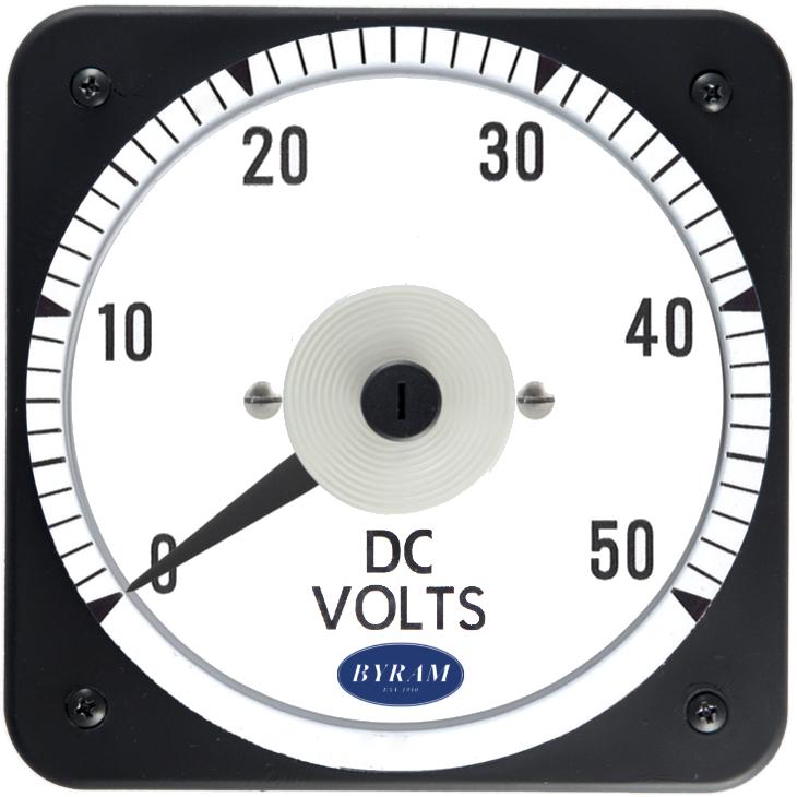 TMCS 103011NTNT Anolog DC Voltmeter, 0-50 Volts