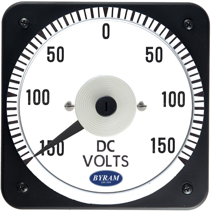 TMCS 103012PZPZ Analog DC Voltmeter, 150-0-150 Volts