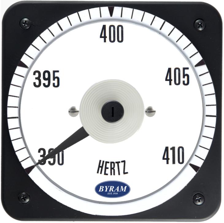 TMCS 103372BLBL Analog Frequency Meter, 400 Center, 390-410 Hz
