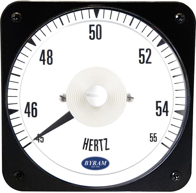 TMCS 103372AGAG Analog Frequency Meter, 50 Center, 45-55 Hz