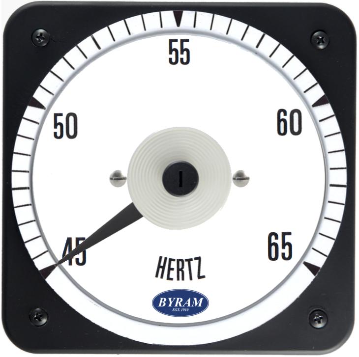 TMCS 103372AJAJ Analog Frequency Meter, 55 Center, 45-65 Hz