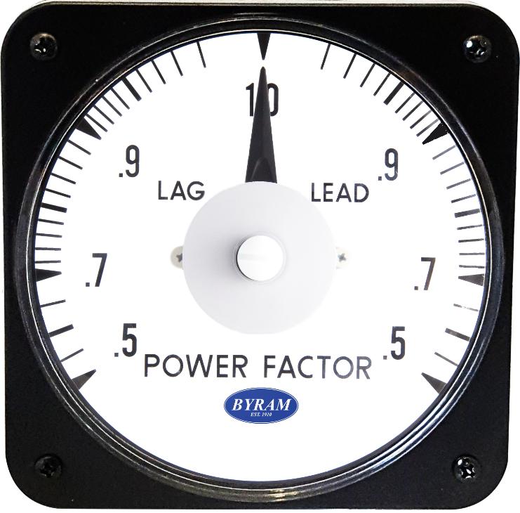 TMCS 103402FCAD Analog Power Factor Meter, 3P4W, 60Hz 120V