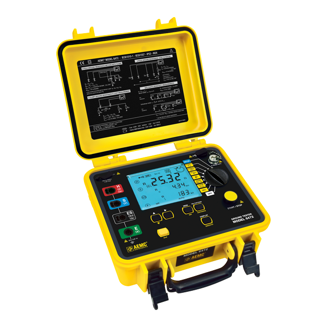 AEMC Ground Resistance Tester Kit with 300ft Leads | Model 6472