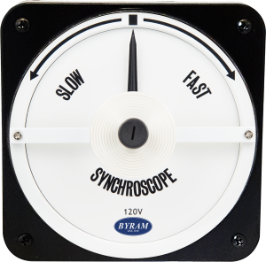 TMCS 106452AAAA | Analog Synchroscope Meter | Slow-Fast, 120 Volt, 60Hz